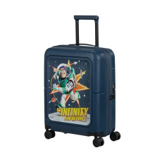 American Tourister Dashpop Disney - Carry-on Suitcase 55x40x20/23 cm, Expandable Hardside Cabin Trolley for Ryanair & Most Airlines, 41/47L, Buzz