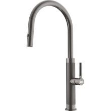 Franke Kitchen Sink tap with a Pull-Out spout Mythos Masterpiece Pull-Out Spray - Anthracite - 115.0711.555