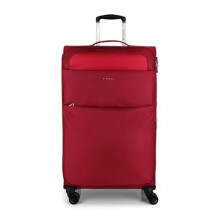Gabol Large Expandable Cloud Soft Suitcase up to 107 L, red, 50 cm, Suitcase