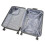 SKYFLITE Modern Large Trunk, 76cm, ABS Hardshell, Silver/Charcoal, TSA Lock, 90L Capacity (Charcoal) 5