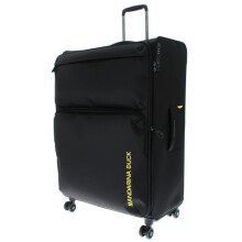 Mandarina Duck Zephyr Trolley XL EXP, Black, 52 cm (L) x 31.5 cm (W) x 83 cm (H), Trolley XL espandibile in Tessuto morbido ad effetto 3D