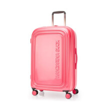 Mandarina Duck LOGODUCK + Metal Medium EXP, Raspberry, M, Logo Print and Metal