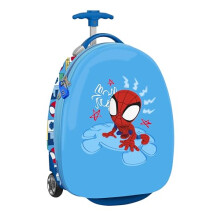 Safta Spidey Rescue – Cabin Trolley 16 Inches, Suitcase with Wheels, Security Lock, Lightweight Suitcase, 28 x 23 x 43 cm