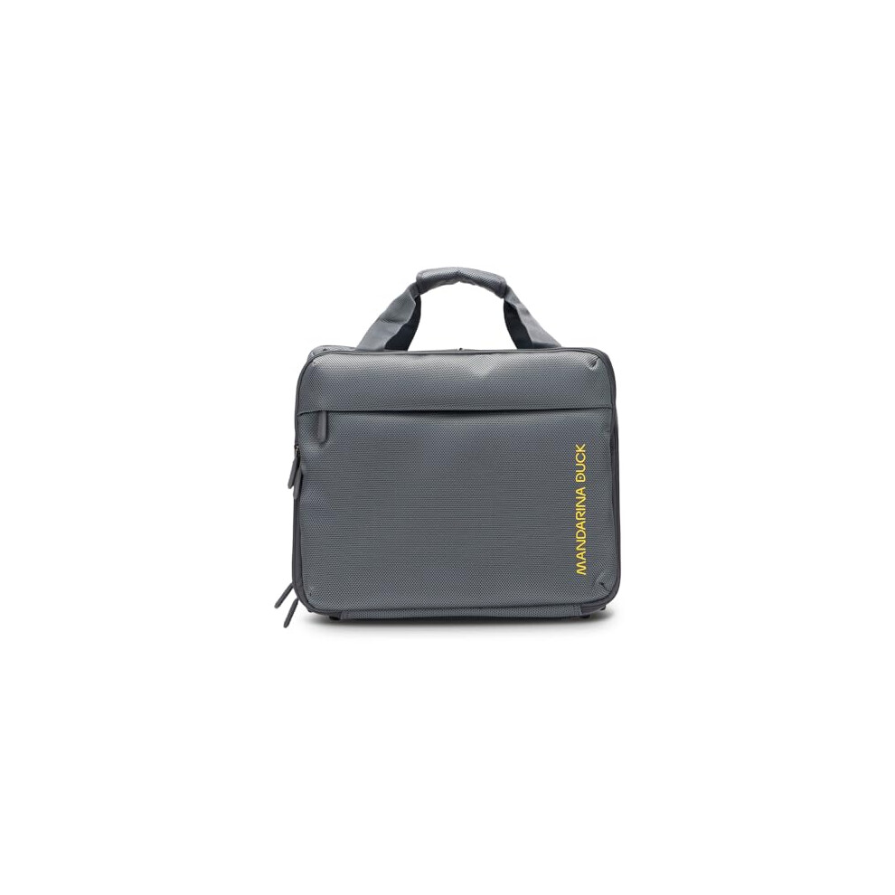 Mandarina Duck Unisex Gris Wheeled Laptop Bag Zephyr Pilot - Image 3