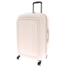 Mandarina Duck LOGODUCK + Trolley Medium EXP, White Mocha, LOGODUCK +