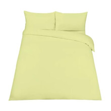 EGYPTO Polycotton Lemon King Duvet Cover Set - Soft, Breathable Anti-Allergic Bedding Set - with Comfortable Pillow Cases for Bed (King, Lemon)