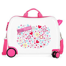 Ride-on suitcase 2 multi-direction spinner wheels Movom Enjoy and Smile