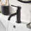 Bristan Bristan Mila Basin Mixer Tap with Clicker Waste Black (MI BAS BLK) 2