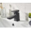 Bristan Bristan Cobalt Basin Mixer Tap with Clicker Waste Black (COB BAS BLK) 2