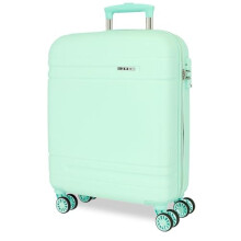 Movom Galaxy Cabin Suitcase Blue 40 x 55 x 20 cm Rigid ABS Combination Lock Side 37L 2.4 kg 4 Double Wheels Luggage Hand, Blue, Cabin Suitcase