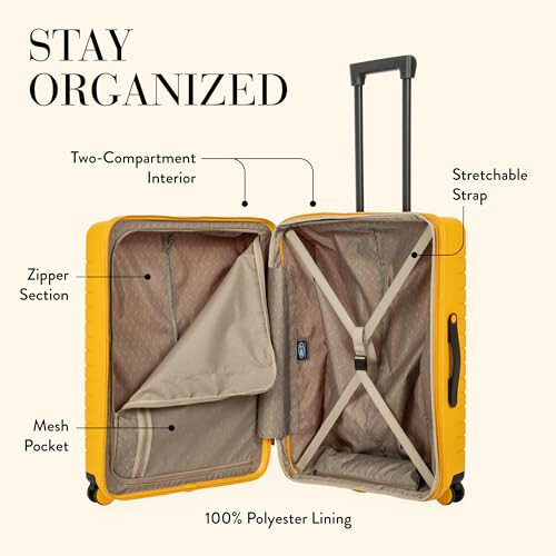 B Y Hard-Shell Medium Trolley, One SizeMango 2