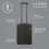 B Y Expandable Hard-Shell Carry-On Trolley, One SizeOlive 2