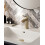 Bristan Apelo Eco Start Basin Mixer with Clicker Waste Brushed Brass 3