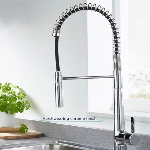 Bristan Bristan Axia Pullout Kitchen Sink Mixer Tap Chrome 1
