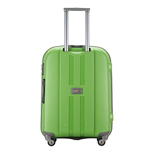 Luggage X - 30" (77cm) Hard Shell Green Polypropylene Trolley Suitcase 1