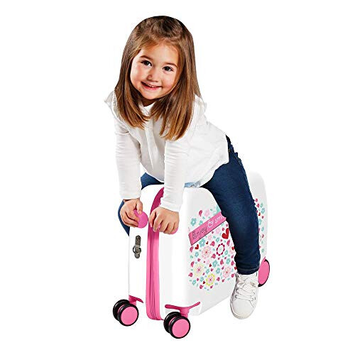 Ride-on suitcase 2 multi-direction spinner wheels Movom Enjoy and Smile 1