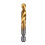 3pcs M8x1.25 Hex Shank Titanium Plated HSS Screw Thread Metric Tap Drill Bits Screw Compound Tap Open Chamfer Tool 3