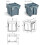 GTV Pull Out Kitchen Waste/Recycle Soft Close Bin for 600mm Cabinet - Front Fixing Cabinets (34L + 34L) 3
