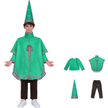 Kinder stripfiguur kostuum uniform doek rollenspel-Groen 110