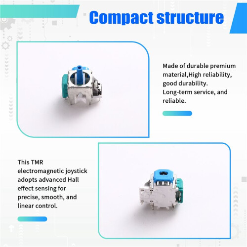 6Pcs Electromagnetic Joystick for  TMR Electromagnetic Anti Drift Joystick Controller Repair Replacement Gaming