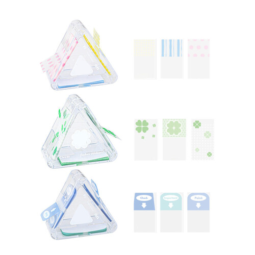 Onglets d'indexation auto-adhésifs en plastique-Bleu 1