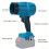 Strong Construction 1100W Leaf Blower With Safety Screen-Green 11