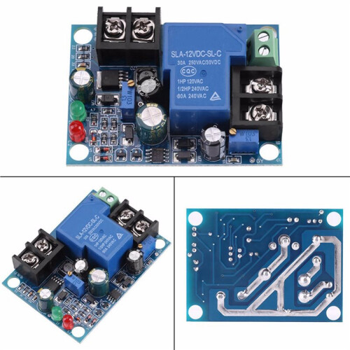 5X 30A 24V Automatic Battery Charging Controller Protection Module YX1708 Battery Undervoltage Charge Control Module 2
