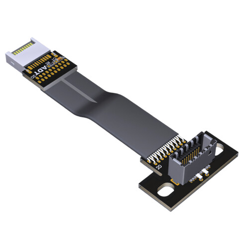 Flexible USB 3.2 Type E To Type E Extension Cable With-30cm