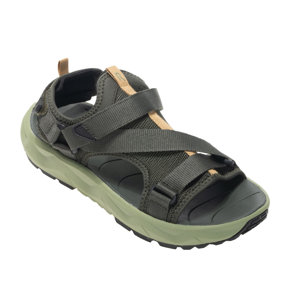 Regatta (12 Uk, Dark Khaki/Wood Brown) Mens Lito Sandals