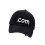 Breathable Cotton Baseball Hat With Unique Embroidery-Black 1