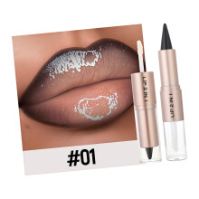 Doppelseitiger Lippenstift und Glanz-Kombination, mattierter-01