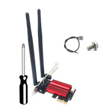 Carte Réseau Sans Fil WiFi 6 PCI-E AX900 Double Bande 2,4 GHz/5 GHz avec 5.4 pour PC de Bureau pour Windows 10/11