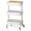 ikea RÅSKOG/NORRÅVA White Trolley Lid 35x45x77cm 1