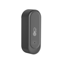 Tuya Zigbee Temperatur- und Feuchtigkeitssensor IP65 Wasserdichter Außensensor mit Echtzeit-Überwachung, Hygrometer und für Thermometer A