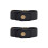 Ceinture de serrage de taille extensible, élastique en PU-Noir 1