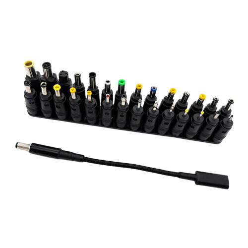 Durabilité 100W Type C à DC5 5mm câble de-Ensemble de 28 pièces