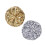 Béret élégant à paillettes incrustées, 2 pièces,-Or argent 1