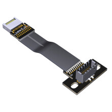 Câble d'extension USB 3.2 Gen 2 Type E, adaptateur de Type-30cm