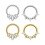 Accessoires de mode en acier inoxydable de bijoux de-5 Argent 9