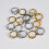 Bijoux de perçage, anneaux sans couture, Texture en-8 Argent 6