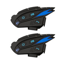 Motorhelm Intercom Headset Muziek Delen CVC Ruisonderdrukking FM 2-Rijderscommunicatie