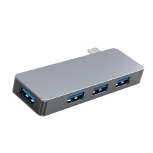 Aluminum USB3.0 Hubs 5Gbps Fast Speed Data Syncs-RS3624C