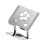 Tablet Stand for Desk Ergonomic Foldable Mobile Phone-Silver 1