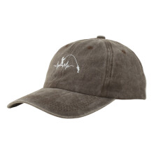 Comfortable Unisex Vacation Cap Summer Hat Cartoon-Brown