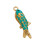 Creative Handmade Fish Pendant In Bright Colors Handmade-Green 1