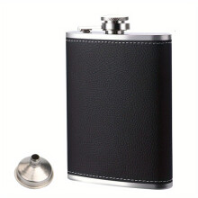 (Flask funnel, 8oz) 1pc 8Oz roestvrijstalen kolf, draagbare drinkfles voor Schotse Bourbon, whisky, cognac, wodka, gin tequila,