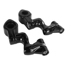 For -Davidson Modified Bar Guards 32mm Universal for Street Glide Road Bumper Rest Footrest Brackets Black
