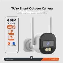 2 Peças Tuya 2K 4MP Câmera de Segurança CCTV Câmera de Vigilância de Vídeo 2.4G/5G WiFi Al Detecção Câmera IP Life