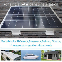 4 Sets Montagebeugels voor Zonnepanelen PV-Paneeldakzonnepaneel Aluminium Montagebeugel Z-Type