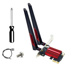 WiFi 7 BE200 PCI-E-Adapterkaartkit Tri-Band 2,4G/5G/6GHz 8874Mbps BT5.4 Desktop Draadloze Netwerkadapter voor Win10/11